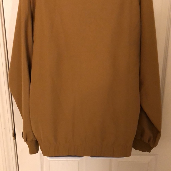 Olive Tan Pullover Crewneck Jacket - Picture 16 of 16